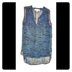 Michael Kors Zebra Print Top